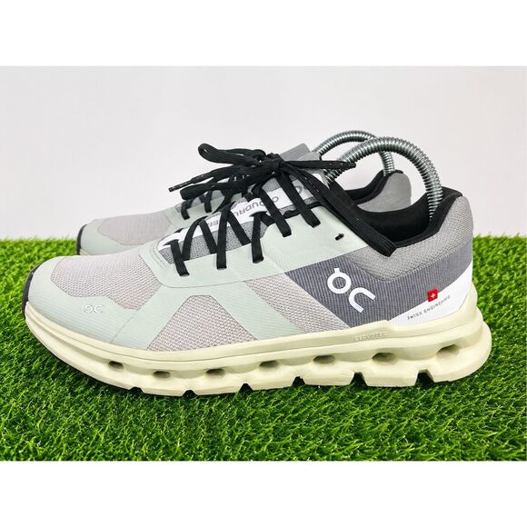 On Shoes - On Cloudrunner Women’s Running Shoes Glacier White Eclipse CloudTec Size 7.5